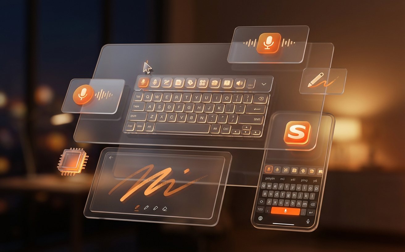 搜狗输入法多平台功能更新记录界面